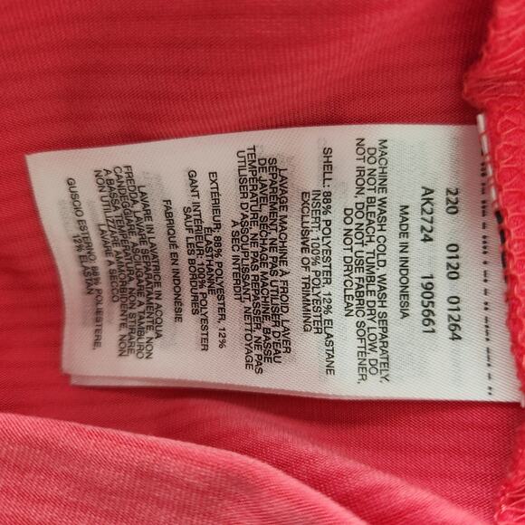 Columbia Piney Ridge Shirt Cowl Neck w/ Drawstrings Subtle Horizontal Stripe - Picture 10 of 10